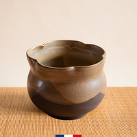 BOL À MATCHA EN GRÈS - CHAWAN : ÉVASION DANS LES CAMÉLIAS